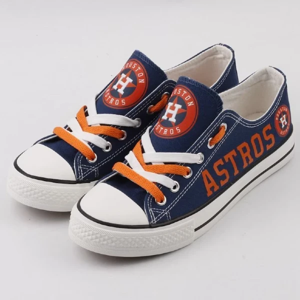 Houston Astros Crocs Canvas Shoes