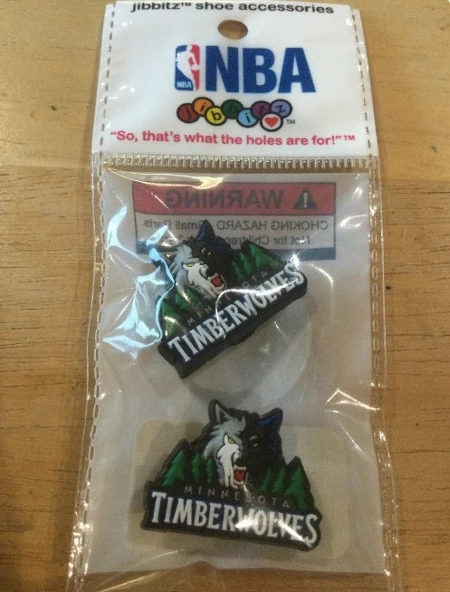 Minnesota Timberwolves Croc charms